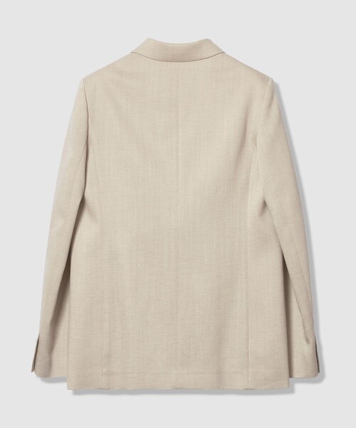 ANAYI(アナイ)の「【セットアップ対応商品】オックスストレッチダブル ジャケット(テーラードジャケット・レディース・ピンク/ベージュ/ダークインディゴブルー/ネイビー・38/36/34)」の19枚目の写真