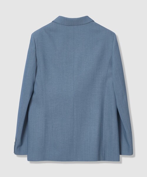 ANAYI(アナイ)の「【セットアップ対応商品】オックスストレッチダブル ジャケット(テーラードジャケット・レディース・ピンク/ベージュ/ダークインディゴブルー/ネイビー・38/36/34)」の18枚目の写真