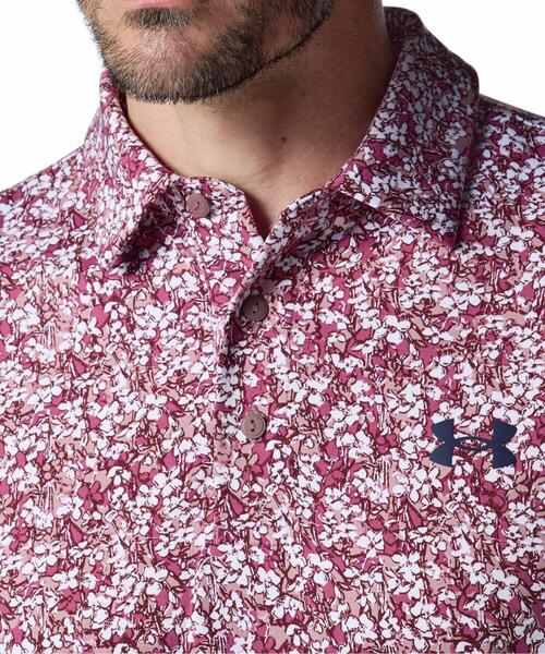 現行 MARK & LONA ピンク ポロシャツ GOLF ゴルフ 44 現行 MARK & LONA