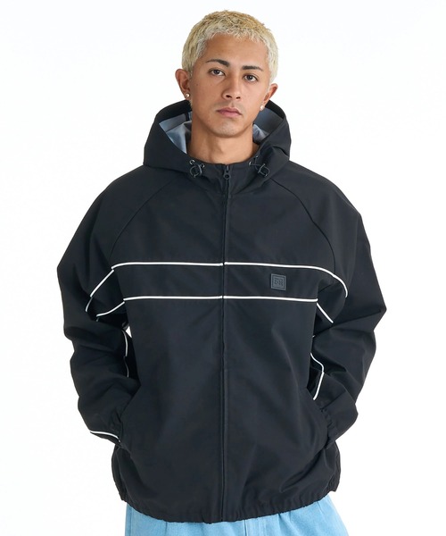 DC SHOES(ディーシーシューズ)の「DC SHOES メンズ 26 WR HOOD JACKET ジャケット 撥水 シェルジャケット アウター【2026年春夏モデル】/スリーレイヤーブルゾン(ブルゾン・メンズ・ブラック/ライトグレー・MEDIUM/LARGE/X-LARGE)」の1枚目の写真