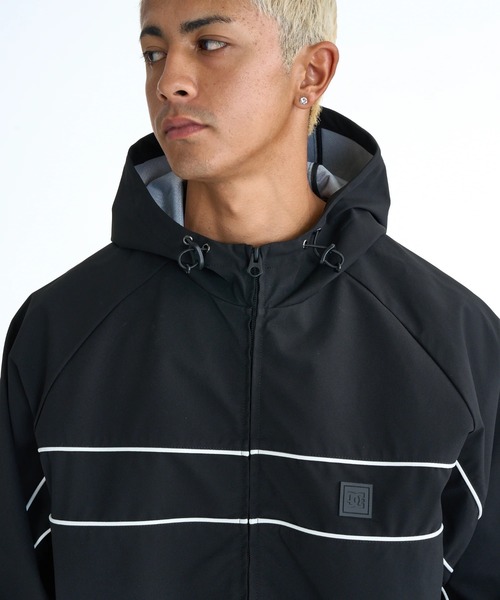 DC SHOES(ディーシーシューズ)の「DC SHOES メンズ 26 WR HOOD JACKET ジャケット 撥水 シェルジャケット アウター【2026年春夏モデル】/スリーレイヤーブルゾン(ブルゾン・メンズ・ブラック/ライトグレー・MEDIUM/LARGE/X-LARGE)」の4枚目の写真