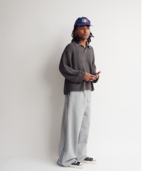 DIGAWEL(ディガウェル)の「Wide sweatpants(スウェットパンツ・メンズ・ヘザーグレー/グレー・2)」の3枚目の写真