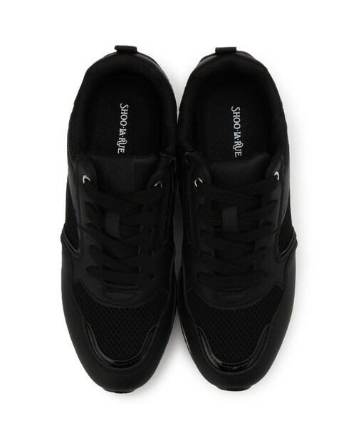 SHOO・LA・RUE（シューラルー）の「ヒールアップスニーカー（スニーカー・レディース・アイボリー/ブラック・35/45）」の5枚目の写真