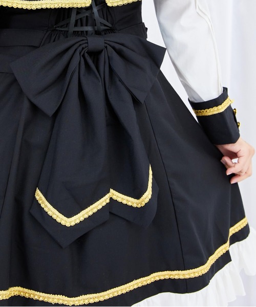 BODYLINE（ボディライン）の「3wayゴールドチェーンのパンクジャンパースカート 8点セット（ワンピース・レディース・ブラック・S/M/L/2L/4L）」の17枚目の写真