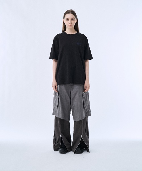 PHILTHEORY(フィルセオリー)の「Glitch poem back graphic T-shirts / グリッチポエムバックグラフィックTシャツ(Tシャツ/カットソー・メンズ・ブラック/ホワイト・3/2/1)」の3枚目の写真