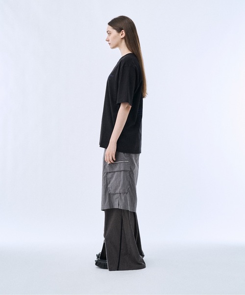 PHILTHEORY(フィルセオリー)の「Glitch poem back graphic T-shirts / グリッチポエムバックグラフィックTシャツ(Tシャツ/カットソー・メンズ・ブラック/ホワイト・3/2/1)」の5枚目の写真