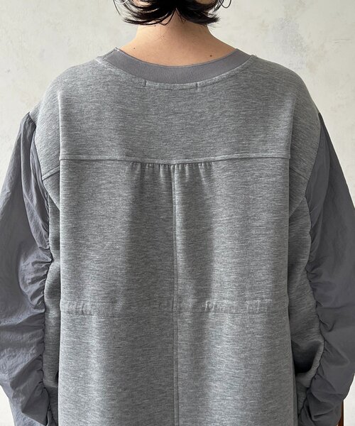 un dix cors（アンディコール）の「ドロストタックワンピース（ワンピース・レディース・ブラック/グレイッシュベージュ/グレー・FREE）」の22枚目の写真