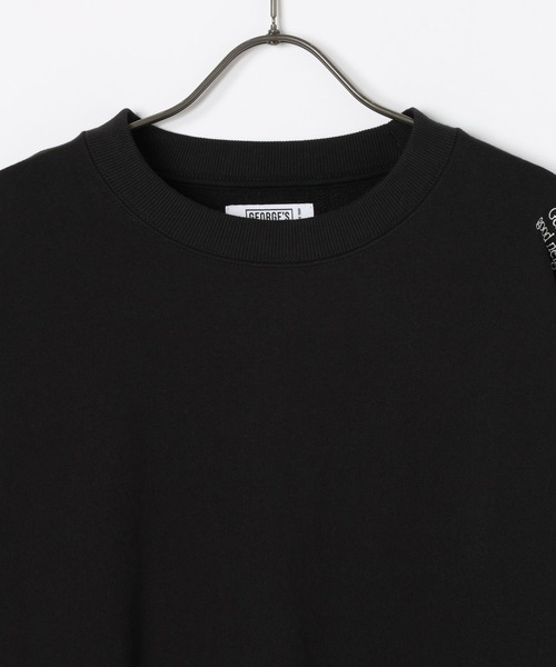 GEORGE'S（ジョージズ）の「刺繍スウェットクルー（スウェット・メンズ・ブラック/ライトグレー・LARGE/MEDIUM）」の14枚目の写真