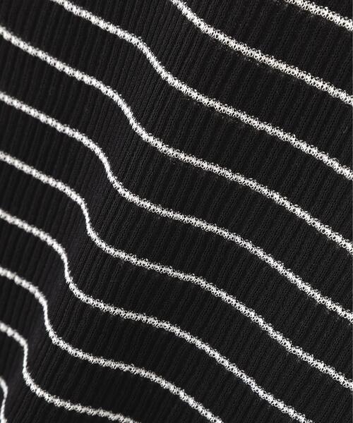 PINKY&DIANNE（ピンキーアンドダイアン）の「◆シアーボーダーボトルネックニット（ニット/セーター・レディース・ホワイト系その他2/ブラック系その他・38）」の9枚目の写真