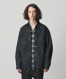 MONKEY TIME | リジッド デニム CPO シャツ(シャツ/ブラウス)
