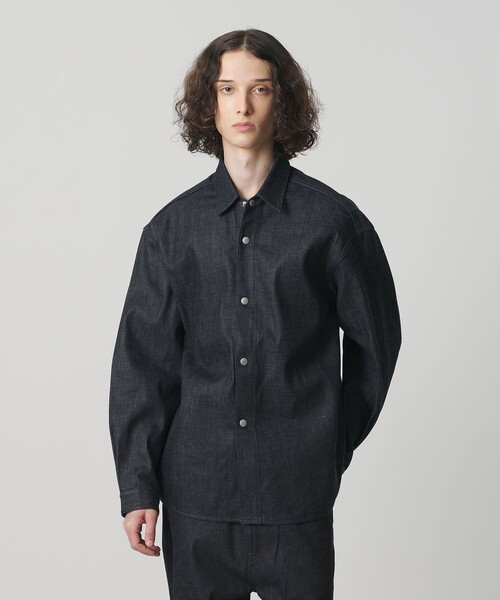 MONKEY TIME（モンキータイム）の「リジッド デニム CPO シャツ（シャツ/ブラウス・メンズ・ネイビー・S/M/L/XL）」の4枚目の写真