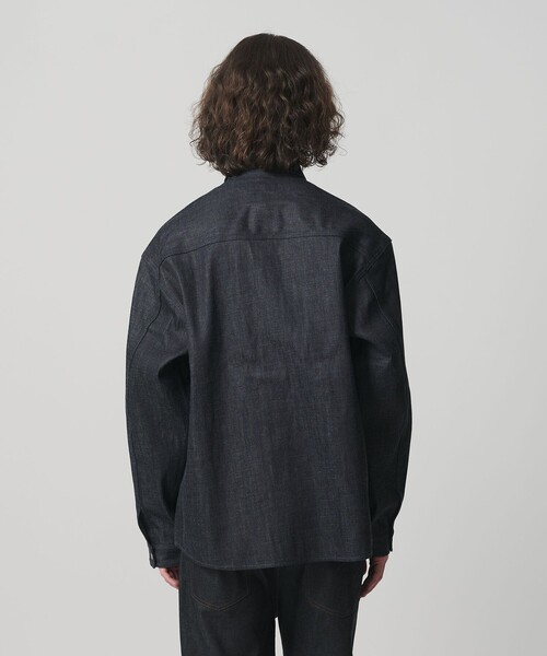 MONKEY TIME（モンキータイム）の「リジッド デニム CPO シャツ（シャツ/ブラウス・メンズ・ネイビー・S/M/L/XL）」の6枚目の写真