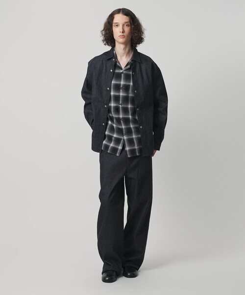 MONKEY TIME（モンキータイム）の「リジッド デニム CPO シャツ（シャツ/ブラウス・メンズ・ネイビー・S/M/L/XL）」の8枚目の写真