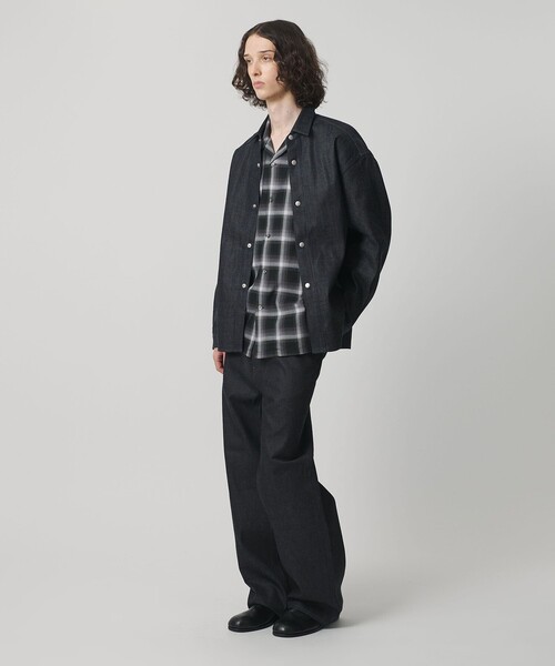 MONKEY TIME（モンキータイム）の「リジッド デニム CPO シャツ（シャツ/ブラウス・メンズ・ネイビー・S/M/L/XL）」の9枚目の写真