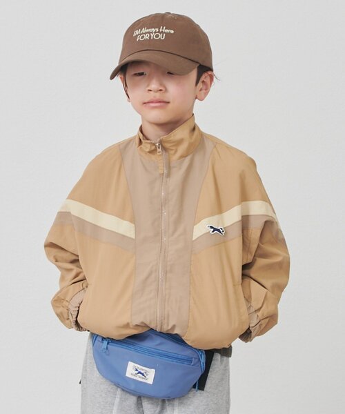 CIAOPANIC TYPY(チャオパニックティピー)の「【KIDS】【FOX×TYPY】配色切替マンパ《ジュニアサイズあり》(ブルゾン・キッズ・ベージュ/カーキ・150/130/110)」の5枚目の写真