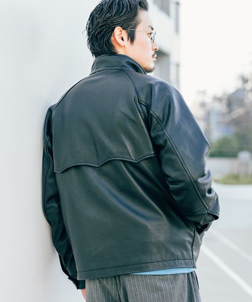 EDIFICE(エディフィス)の「ラム レザー ドライビング ブルゾン(ライダースジャケット・メンズ・ブラック・SMALL/MEDIUM/LARGE)」の7枚目の写真