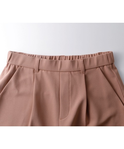 BELLUNA PLUS(ベルーナ)の「着心地快適!ツイルテーパードパンツ65丈(その他パンツ・レディース・コーラル/イエロー系/ネイビー/アイボリー・MEDIUM/SMALL/X-LARGE/LARGE)」の5枚目の写真