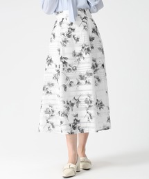MISCH MASCH | 2026春夏新作 花柄メッシュボーダースカート(スカート)
