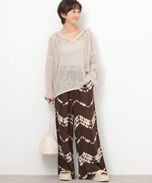 JOURNAL STANDARD relume(ジャーナルスタンダード レリューム)の「【LUSANA/ルサナ】CICI PANTS:パンツ(スラックス・レディース・ベージュ/ブラック/ブラウン・SMALL)」の8枚目の写真
