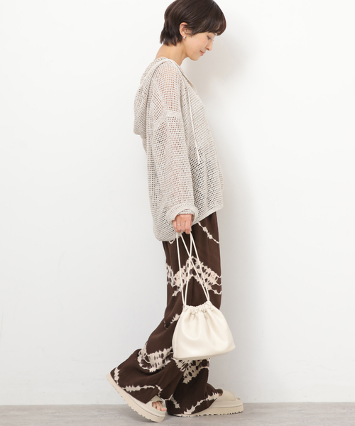 JOURNAL STANDARD relume(ジャーナルスタンダード レリューム)の「【LUSANA/ルサナ】CICI PANTS:パンツ(スラックス・レディース・ベージュ/ブラック/ブラウン・SMALL)」の10枚目の写真