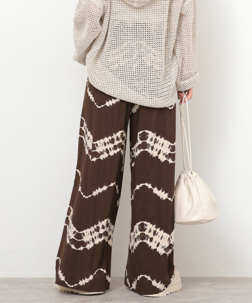 JOURNAL STANDARD relume(ジャーナルスタンダード レリューム)の「【LUSANA/ルサナ】CICI PANTS:パンツ(スラックス・レディース・ベージュ/ブラック/ブラウン・SMALL)」の14枚目の写真