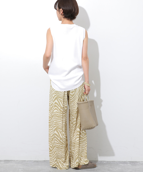 JOURNAL STANDARD relume(ジャーナルスタンダード レリューム)の「【LUSANA/ルサナ】CICI PANTS:パンツ(スラックス・レディース・ベージュ/ブラック/ブラウン・SMALL)」の18枚目の写真