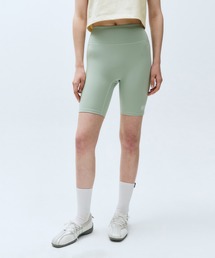 MOUVEMENT W CLASSIC LOGO BIKER SHORTS