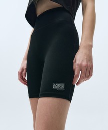 MOUVEMENT W CLASSIC LOGO BIKER SHORTS