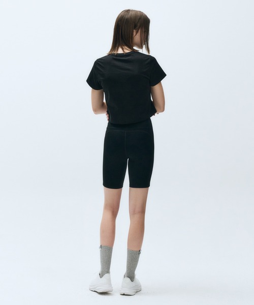 MARITHE + FRANCOIS GIRBAUD(マリテフランソワジルボー)の「MOUVEMENT W CLASSIC LOGO BIKER SHORTS(その他パンツ・レディース・ブラック/ミント・MEDIUM/SMALL)」の5枚目の写真