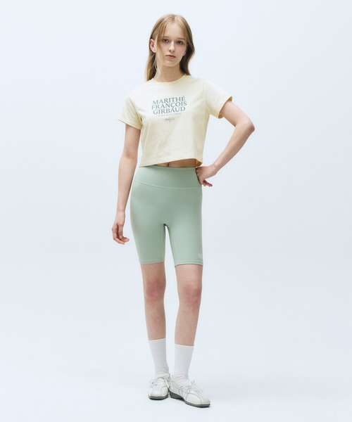 MARITHE + FRANCOIS GIRBAUD(マリテフランソワジルボー)の「MOUVEMENT W CLASSIC LOGO BIKER SHORTS(その他パンツ・レディース・ブラック/ミント・MEDIUM/SMALL)」の11枚目の写真