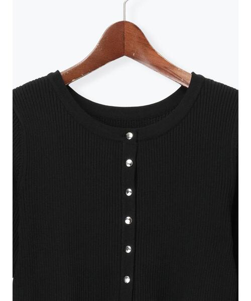 Te chichi(テチチ)の「前後2WAYペプラムカーディガン(カーディガン/ボレロ・レディース・オフホワイト/グレー/ブラック・F)」の22枚目の写真