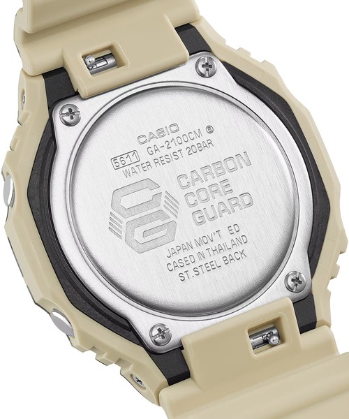 G-SHOCK(ジーショック)の「G-SHOCK/ジーショック 腕時計 GA-2100CM-5AJF(アナログ腕時計・メンズ・ベージュ系その他・FREE)」の5枚目の写真