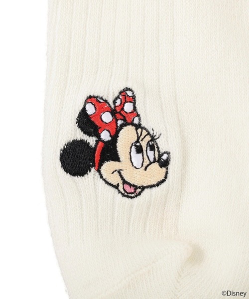 Disney(ディズニー)の「Disney/アソート刺繍入り靴下(ソックス/靴下・レディース・チャコールグレー/ライトブルー/レッド/ブラウン/グリーン/ラベンダー・FREE)」の16枚目の写真