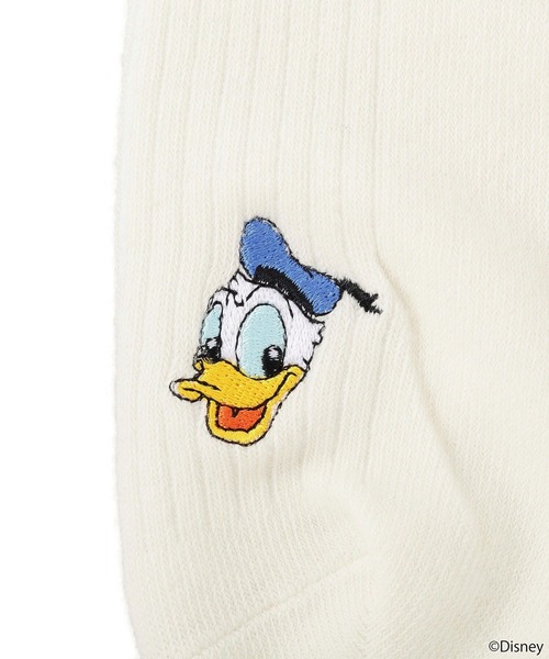 Disney(ディズニー)の「Disney/アソート刺繍入り靴下(ソックス/靴下・レディース・チャコールグレー/ライトブルー/レッド/ブラウン/グリーン/ラベンダー・FREE)」の18枚目の写真