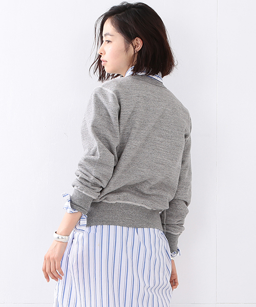 BEAMS BOY（ビームスボーイ）の「BUZZ RICKSON’S / SET-IN CREW SWEAT（スウェット・レディース・グレー/ブラック・ONE SIZE）」の15枚目の写真