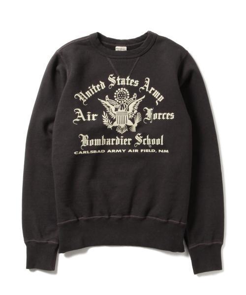 BEAMS BOY（ビームスボーイ）の「BUZZ RICKSON’S / SET-IN CREW SWEAT（スウェット・レディース・グレー/ブラック・ONE SIZE）」の8枚目の写真