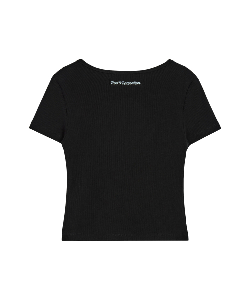 Rest&Recreation(レストアンドレクリエーション)の「HALF ZIP-UP TOP - BLACK(Tシャツ/カットソー・レディース・その他・ONE)」の2枚目の写真