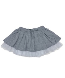 lilLilly（リルリリー）の「チュールレイヤードスウェットミニスカート