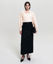 リリーパフスリーブブラウス_ピンク / LILY PUFF SLEEVE BLOUSE_PINK