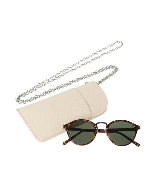 Te chichi（テチチ）の「サングラス(ケース付き)（ネックレス・レディース・オフホワイト/ブラウン・F）」の9枚目の写真