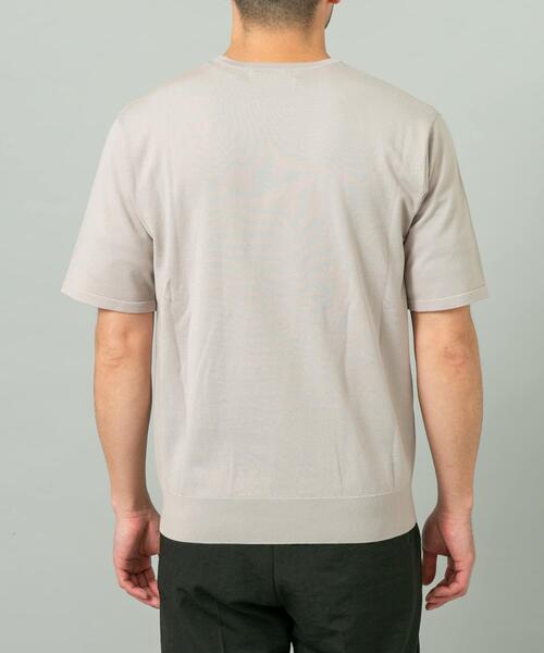 URBAN RESEARCH ROSSO MEN(アーバンリサーチロッソメン)の「『WEB限定』シルク混クルーネックサマーニット(ニット/セーター・メンズ・グレー系その他/ブラウン/ブルー系その他・LARGE/MEDIUM)」の19枚目の写真