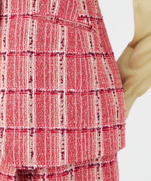 BALLSEY(ボールジィ)の「Cherry Pie スクエアネックジレ(ベスト・レディース・レッド系その他・36)」の2枚目の写真