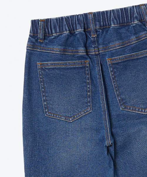 MUSINSA STANDARD KIDS（ムシンサスタンダードキッズ）の「ストレートバンディングデニムパンツ [ミディアムインディゴ]（デニムパンツ・レディース・その他・100/110/120/130/140/160/150）」の6枚目の写真