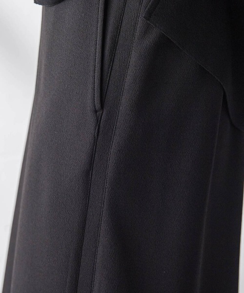 MAYSON GREY（メイソングレイ）の「【えらべるSETUP】叶えるIラインスカート≪手洗い可能≫（スカート・レディース・ブラック/オフホワイト・M）」の5枚目の写真