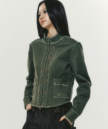 NYXX（エヌワイエックスエックス）の「EYELET COTTON JACKET KHAKI（その他アウター）」