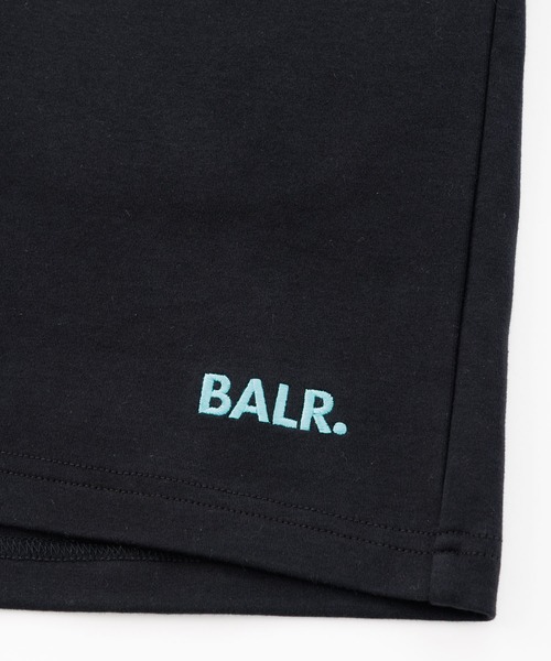 BALR.（ボーラー）の「JP LOGO SHORTS（スウェットパンツ・メンズ・ブラック×ブルー/ブラック×ホワイト・SMALL/MEDIUM/LARGE/X-LARGE）」の8枚目の写真