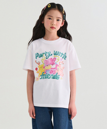 フレンズリラックスドTシャツ[ホワイト]