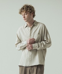 【SLICK/スリック】Rayon Nylon Lawn Dolman Sleeve Shirt/レーヨンナイロン ローン ドルマンスリーブシャツ/オーバーサイズ/レギュラーカラーシャツ