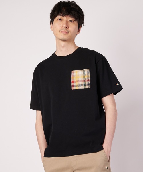 Arnold Palmer(アーノルドパーマー)の「シェア ポケットモチーフ Tシャツ(Tシャツ/カットソー・レディース・ベージュ/ホワイト/ブルー/ブラック・XS/S/M/L/LL)」の2枚目の写真