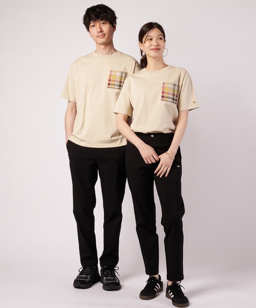 Arnold Palmer(アーノルドパーマー)の「シェア ポケットモチーフ Tシャツ(Tシャツ/カットソー・レディース・ベージュ/ホワイト/ブルー/ブラック・XS/S/M/L/LL)」の16枚目の写真